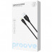 Кабель Proove Simple Silicone USB to Lightning 2.4A (1m) Black (CCSS12001101)