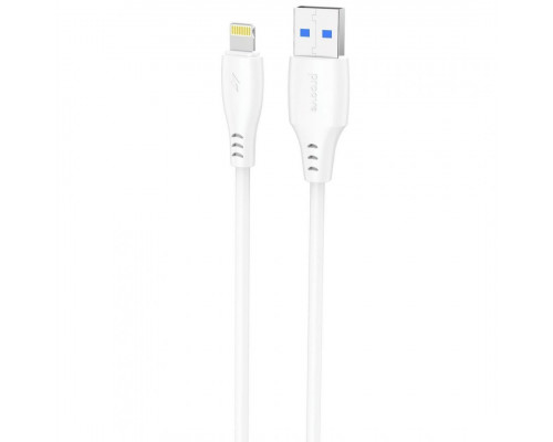 Кабель Proove Simple Silicone USB to Lightning 2.4A (2m) White (CCSS12001122)