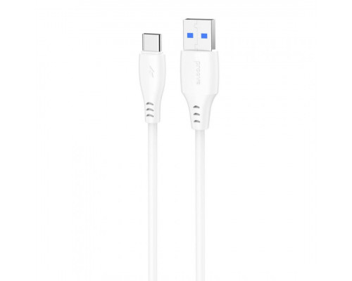 Кабель Proove Simple Silicone USB to Type-C 3A (1m) White (CCSS15001202)