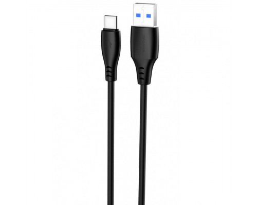 Кабель Proove Simple Silicone USB to Type-C 3A (2m) Black (CCSS15001221)