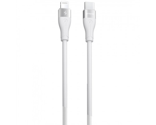 Кабель Proove Soft Silicone Type-C to Lightning 27W (2m) White (CCSO27002122)