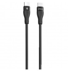 Кабель Proove Soft Silicone Type-C to Type-C 60W (1m) Black (CCSO60002201)