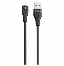 Кабель Proove Soft Silicone USB to Lightning 2.4A (1m) Black (CCSO20001101)