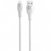 Кабель Proove Soft Silicone USB to Micro USB 2.4A (1m) White (CCSO20001302)