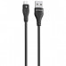 Кабель Proove Soft Silicone USB to Micro USB 2.4A (1m) Black (CCSO20001301)