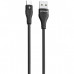 Кабель Proove Soft Silicone USB to Type-C 3A (1m) Black (CCSO20001201)