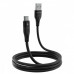 Кабель Proove Soft Silicone USB to Type-C 3A (1m) Black (CCSO20001201)