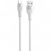Кабель Proove Soft Silicone USB to Type-C 3A (2m) White (CCSO20001222)