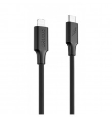 Кабель Proove Striped Silicone Type-C to Lightning (1m) Black (CCSS00002101)
