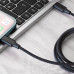 Кабель Proove Striped Silicone Type-C to Lightning (1m) Black (CCSS00002101)
