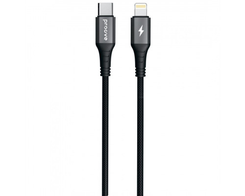 Кабель Proove WireX Type-C to Lightning 27W (1m) Black (CCWX27002101)