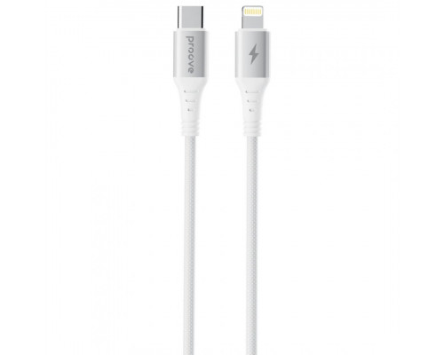 Кабель Proove WireX Type-C to Lightning 27W (1m) White (CCWX27002102)