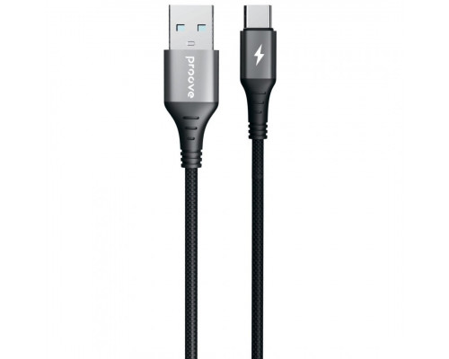 Кабель Proove WireX USB to Type-C 3A (1m) Black (CCWX15001201)