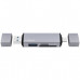 Картридер Proove Arc Link 3 in 1 (USB3.0 + SD Card + Micro SD Card) Silver (HBAL00210014)