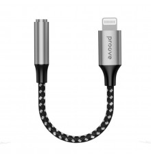 Перехідник AUX Proove SoundMesh Lightning to 3.5mm Gray (ACSM00005101)