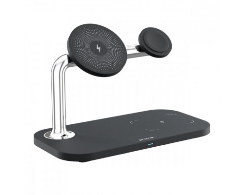 Бездротовий зарядний пристрій Proove Magnetic Field 3 in 1 Black (WSMF15010001)