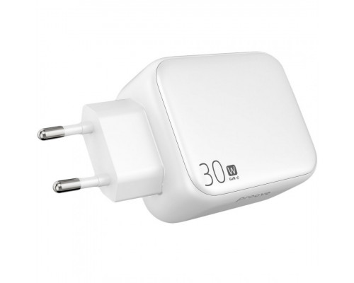 Мережевий зарядний пристрій Proove Fixtape GaN 30W (Type-C) White (WCFP30010202)