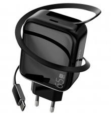Мережевий зарядний пристрій Proove Fixtape GaN 65W (Type-C) Black (WCFP65010201)
