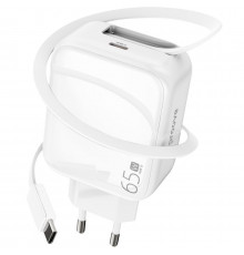 Мережевий зарядний пристрій Proove Fixtape GaN 65W (Type-C) White (WCFP65010202)