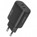 Мережевий зарядний пристрій Proove Silicone Power 2 30W (Type-C + USB) Black (WCSP23110001)