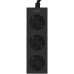 Мережевий фільтр Proove Magnet Strip (3xAC) 1.6m Black (PSMS25000001)