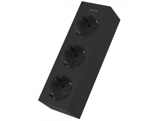 Мережевий фільтр Proove Magnet Strip (3xAC) 1.6m Black (PSMS25000001)