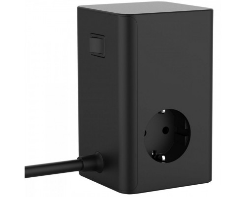 Мережевий фільтр Proove Power Cube 65W (3xAC + 2xType-C + 1xUSB) 1.5m Black (PSPC36801201)