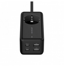 Мережевий фільтр Proove Power Strip Homester PD-03 1AC 65W (2 Type-C + 2USB) Black (PSP165220001)