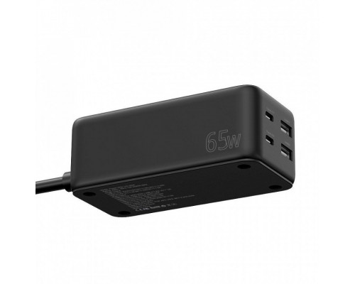 Мережевий фільтр Proove Power Strip Homester PD-03 1AC 65W (2 Type-C + 2USB) Black (PSP165220001)