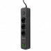 Мережевий фільтр Proove Power Strip P-03 (3 розетки + 4 USB + 2 Type-C) 2М Black (PSP342420001)