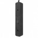 Мережевий фільтр Proove Power Strip P-03 (3 розетки + 4 USB + 2 Type-C) 2М Black (PSP342420001)