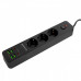 Мережевий фільтр Proove Power Strip P-03 (3 розетки + 4 USB + 2 Type-C) 2М Black (PSP342420001)
