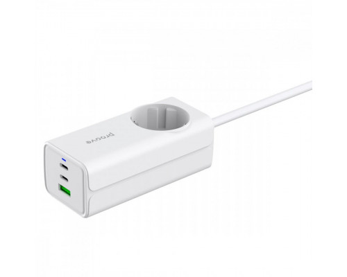 Мережевий фільтр Proove Power Strip PD-02 65W (2 Type-C + 1USB) White (PSP165210001)
