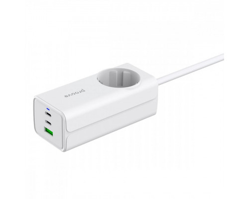 Мережевий фільтр Proove Power Strip PD-02 65W (2 Type-C + 1USB) White (PSP165210001)