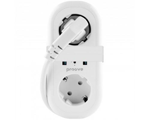 Мережевий фільтр Proove Supercoil 20W (2xAC + Type-C + 2xSB) 1.5m White (PSPS25002102)