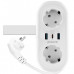 Мережевий фільтр Proove Supercoil 20W (2xAC + Type-C + 2xSB) 1.5m White (PSPS25002102)