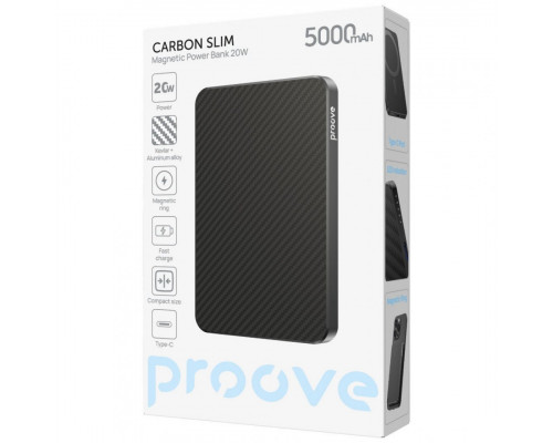 Павербанк Proove Carbon Slim 20W 5000mAh Sunflare (PBCS20010050)