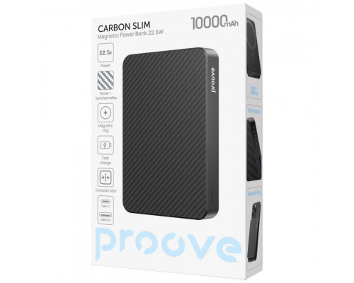 Павербанк Proove Carbon Slim 22.5W 10000mAh Black (PBCS22110001)