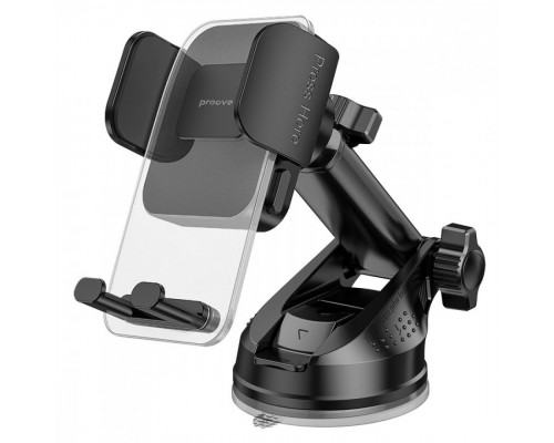 Автомобільний тримач Proove Crystal Clamp Plus Suction Type Car Mount Black (CHCSP0000001)