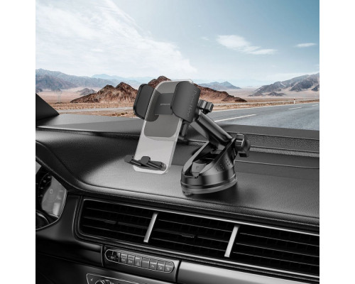Автомобільний тримач Proove Crystal Clamp Plus Suction Type Car Mount Black (CHCSP0000001)