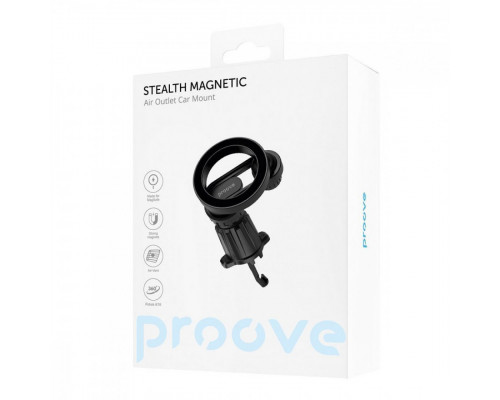 Автомобільний тримач Proove Stealth Magnetic Air Outlet Car Mount Black (CHST00000001)