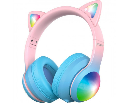Бездротові навушники Proove Kids LumiCat (APP) Blue/Pink (HPLC0001AP26)