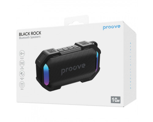 Портативна акустика Proove Black Rock 10W (APP) Black/Blue (PSBR1001AP23)