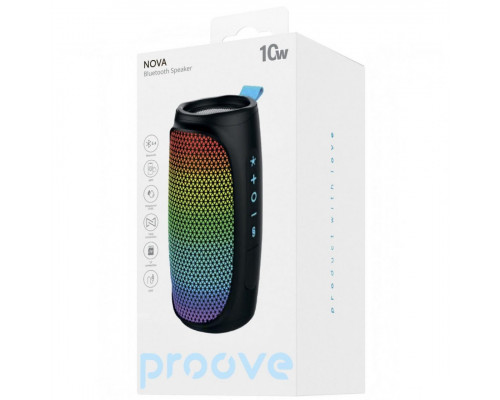 Портативна акустика Proove Nova 10W (APP) Black (PDNW10001AP01)