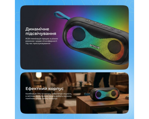 Портативна акустика Proove SoundTrap III 30W (APP) Black (PSST3001AP01)
