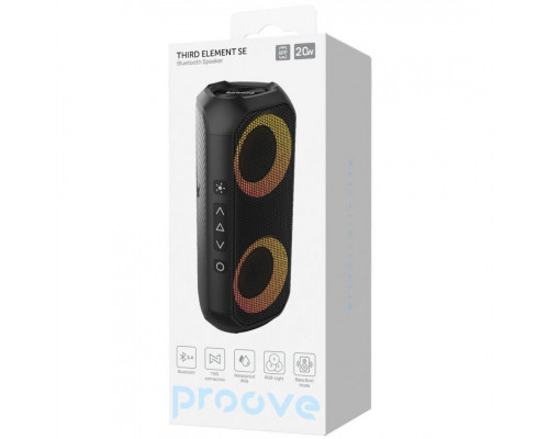 Портативна акустика Proove Third Element SE 20W (APP) Black (PSTE2001AP01)