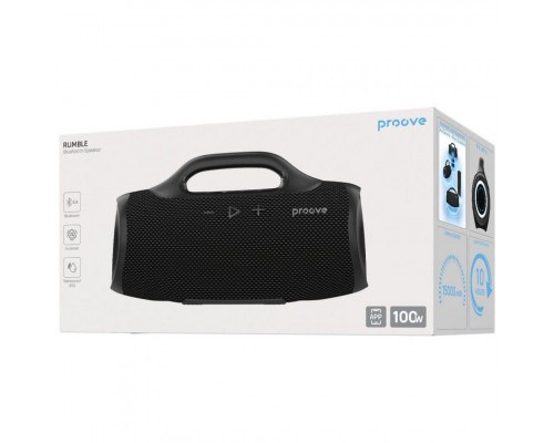 Портативна акустика Proove Rumble 100W (APP) Black (PSRM1001AP01)