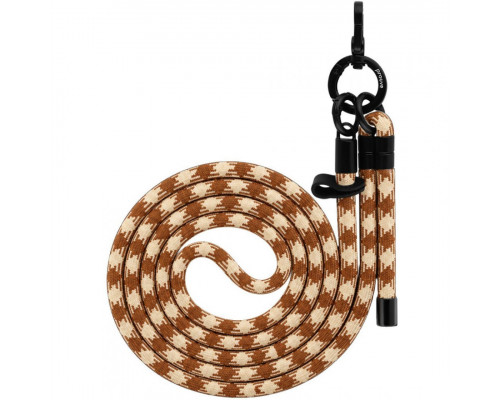 Ремінець для телефона Proove Twist Check Cross-Body Strap Beige/Brown (PSBSUNCC1565)