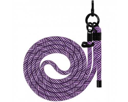 Ремінець для телефона Proove Twist Line Cross-Body Strap Purple/White (PSBSUNOC1516)