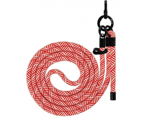 Ремінець для телефона Proove Twist Line Cross-Body Strap Red/White (PSBSUNOC1529)